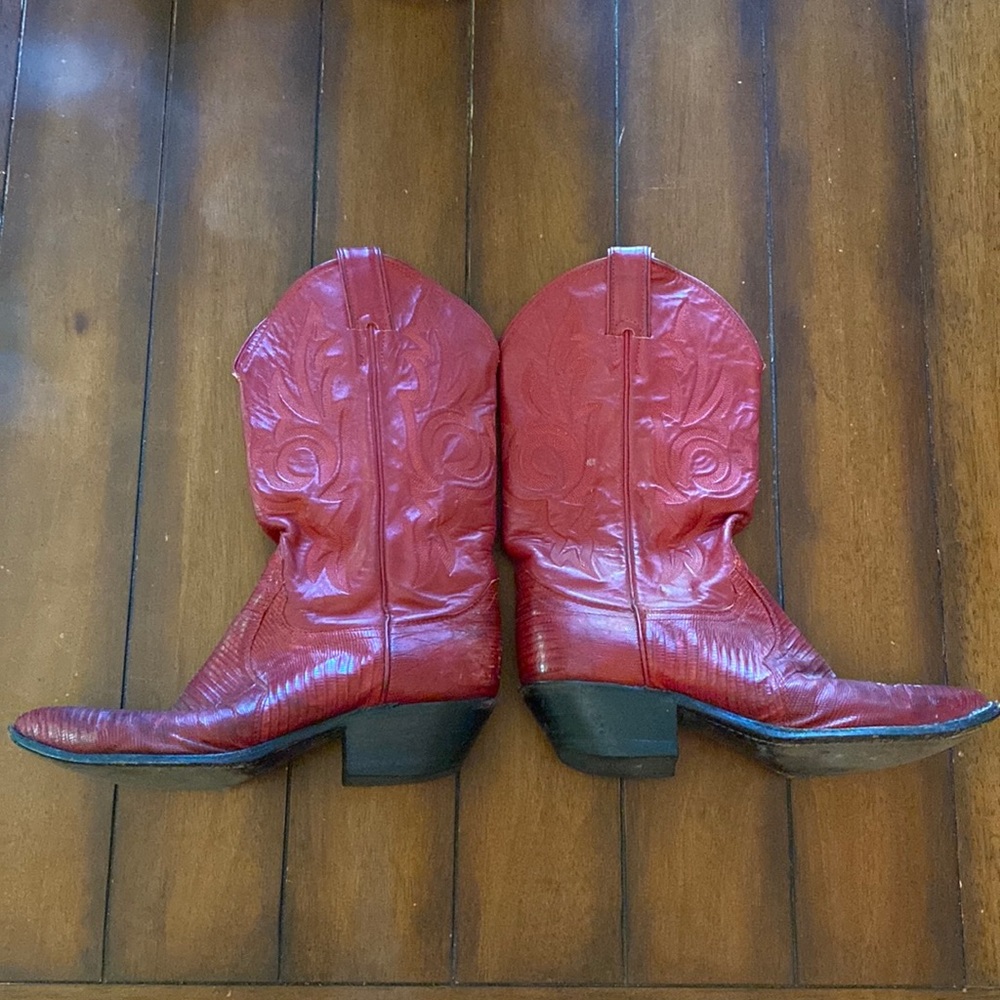 Red Cowboy Boots